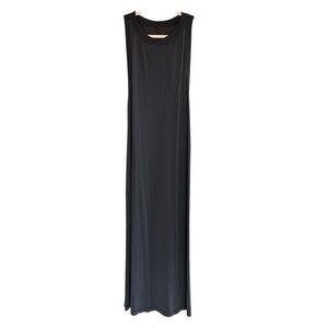 Lululemon Athletica Softstreme Sleeveless Midi Dress Graphite Grey XS Lounge